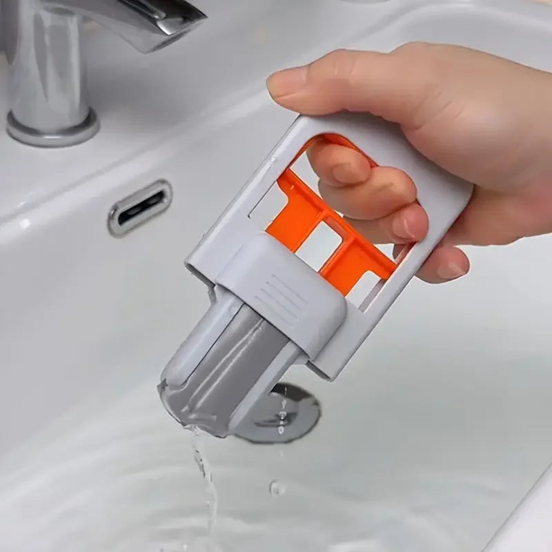 Mini Mop | Retractable Wet & Dry Compact Cleaning Tool
